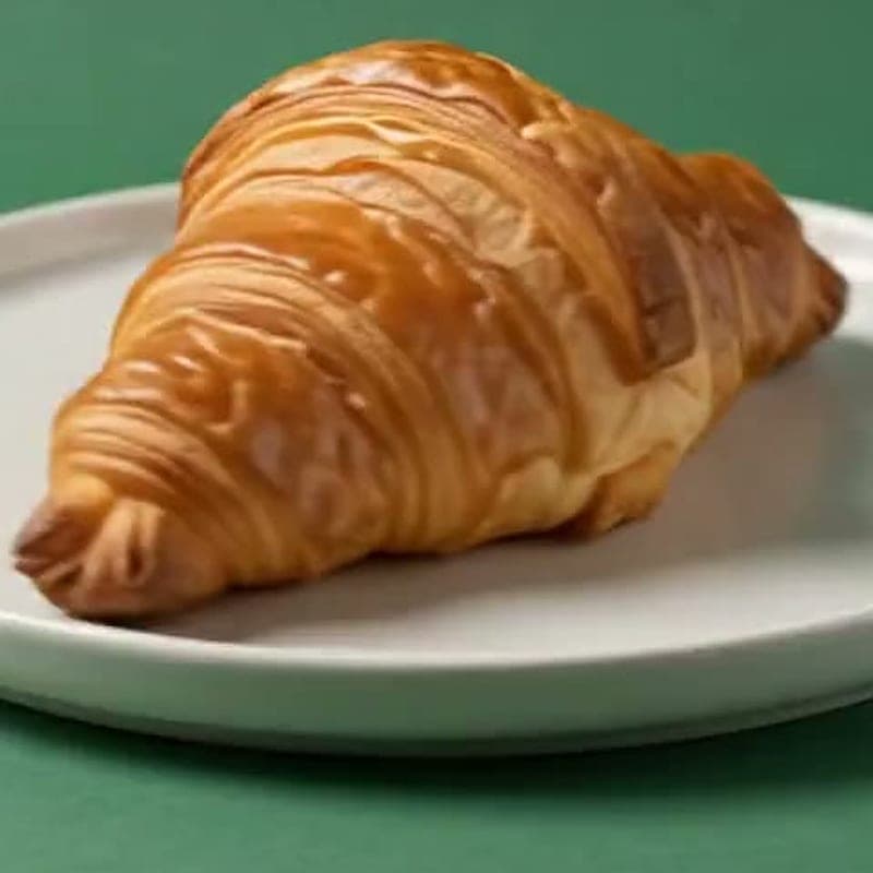 Pain au chocolat with a burnished laminated crust